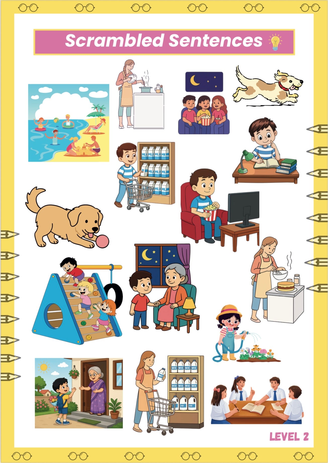 Scrambled Sentences Activity