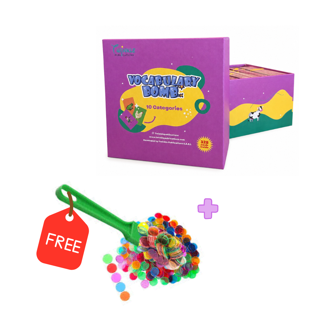 Vocabulary Bomb + Magnetic Wand and bingo chips