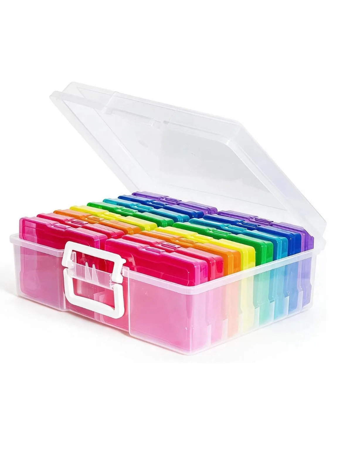 Colorful storage boxes
